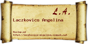 Laczkovics Angelina névjegykártya